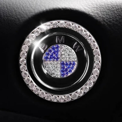 Strass ring voor auto startknop