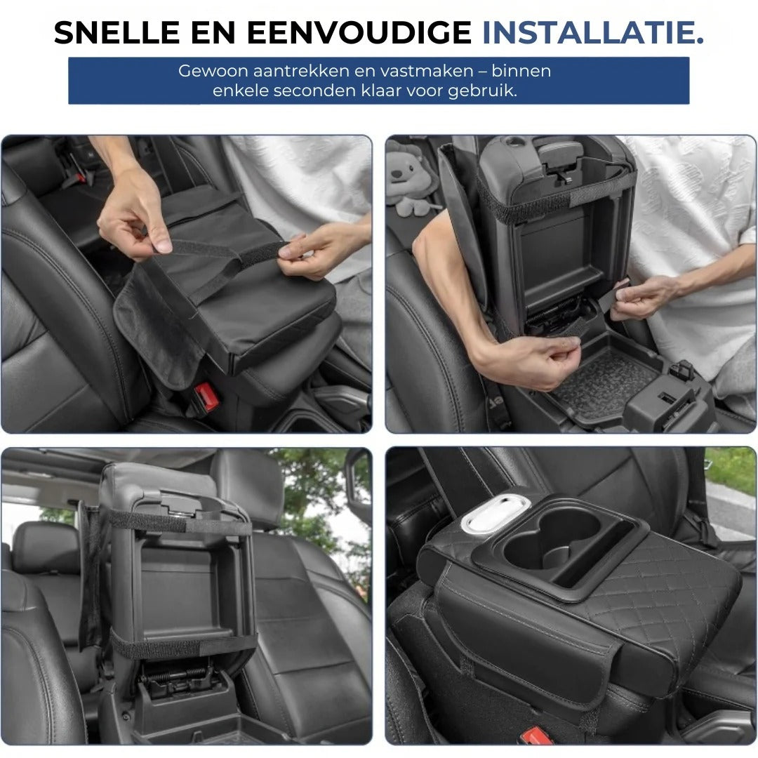 5 in 1 organizer voor auto middenconsole