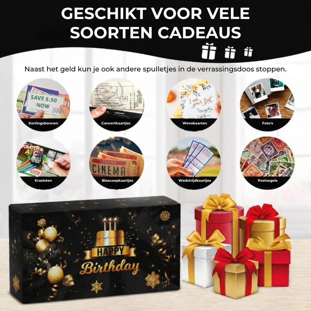 Verrassingsdoos voor Verjaardag
