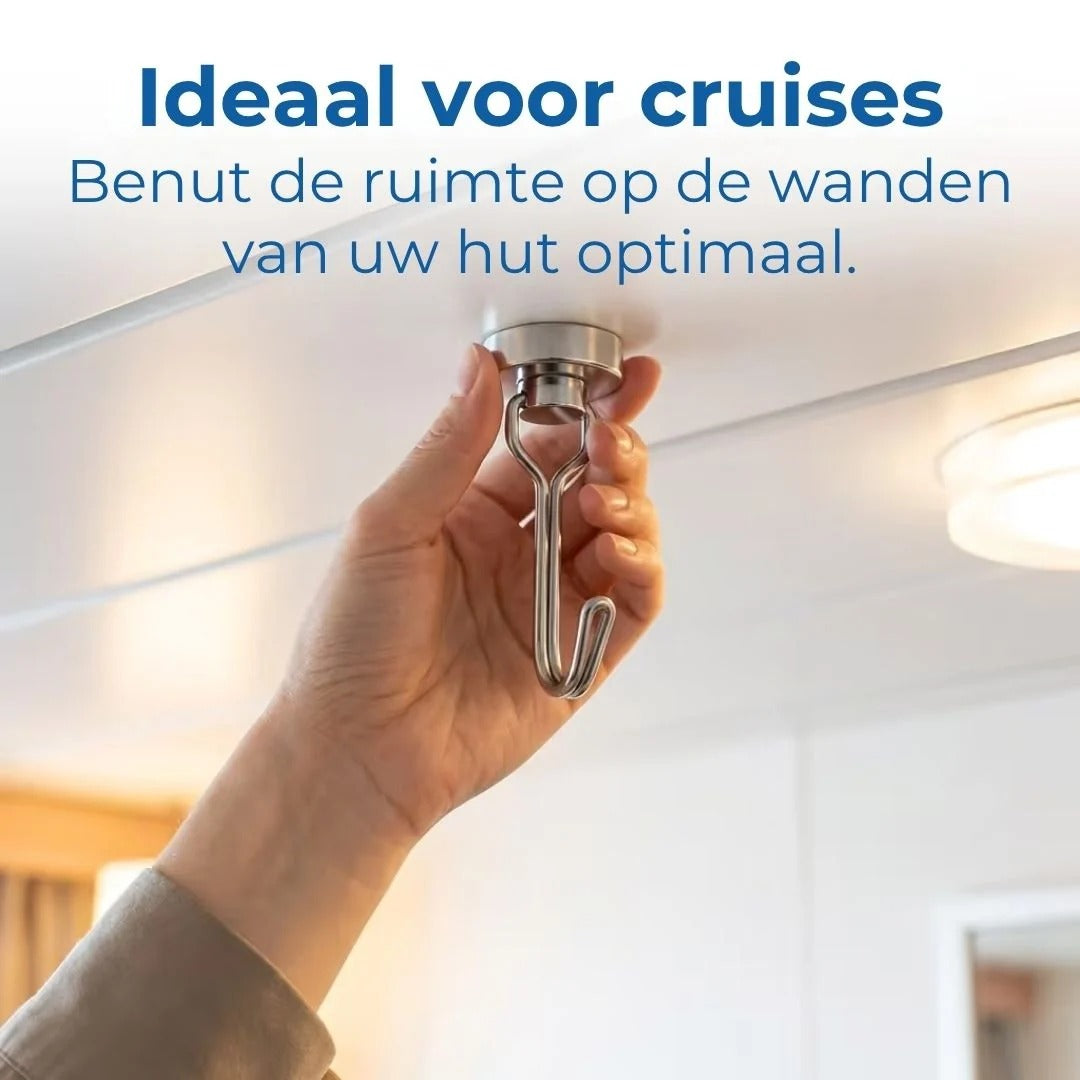 Set van 2 Magnetische Draaihaken