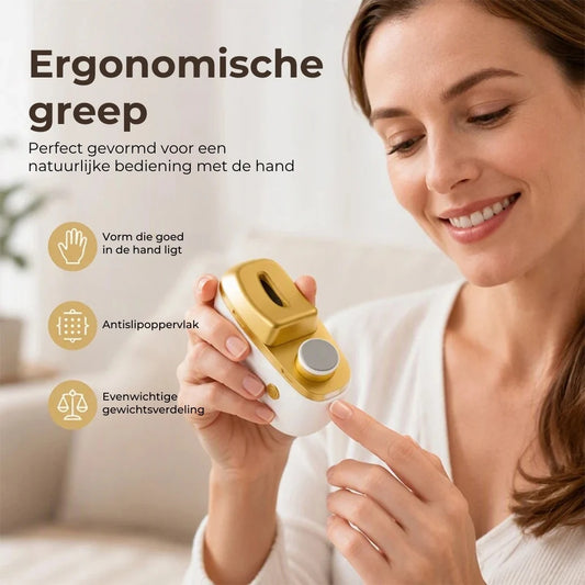 Elektrische nagelknipper met nagelvijl