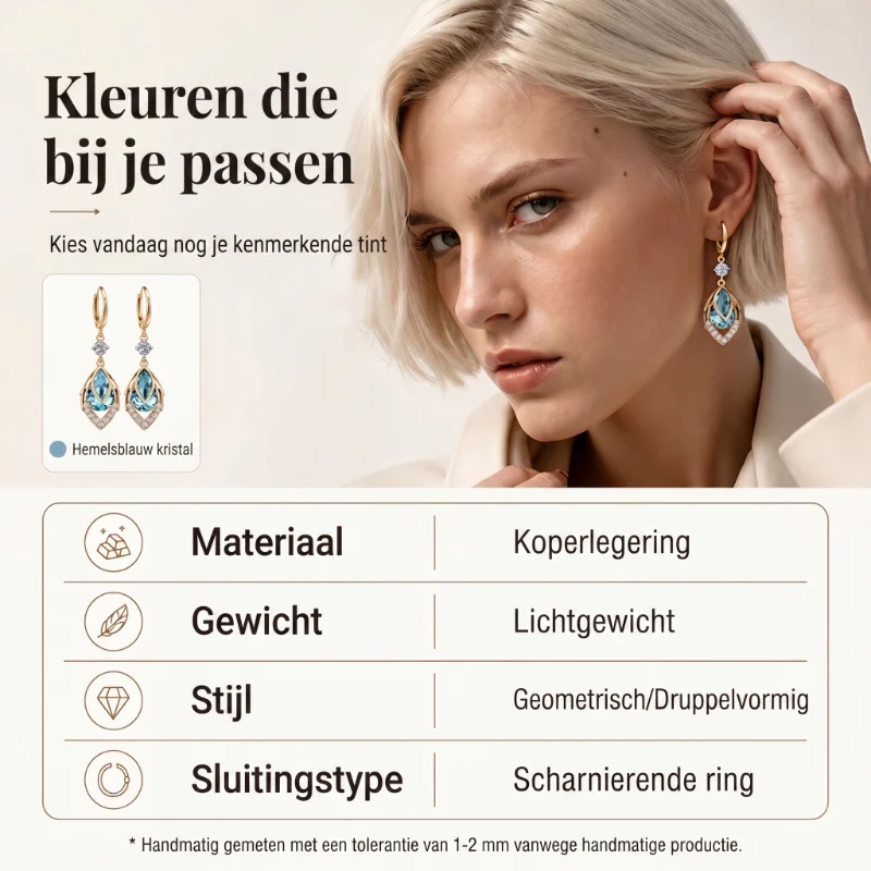 Hemelsblauwe Hangoorbellen