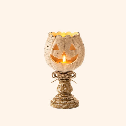 Halloween pompoenkandelaar
