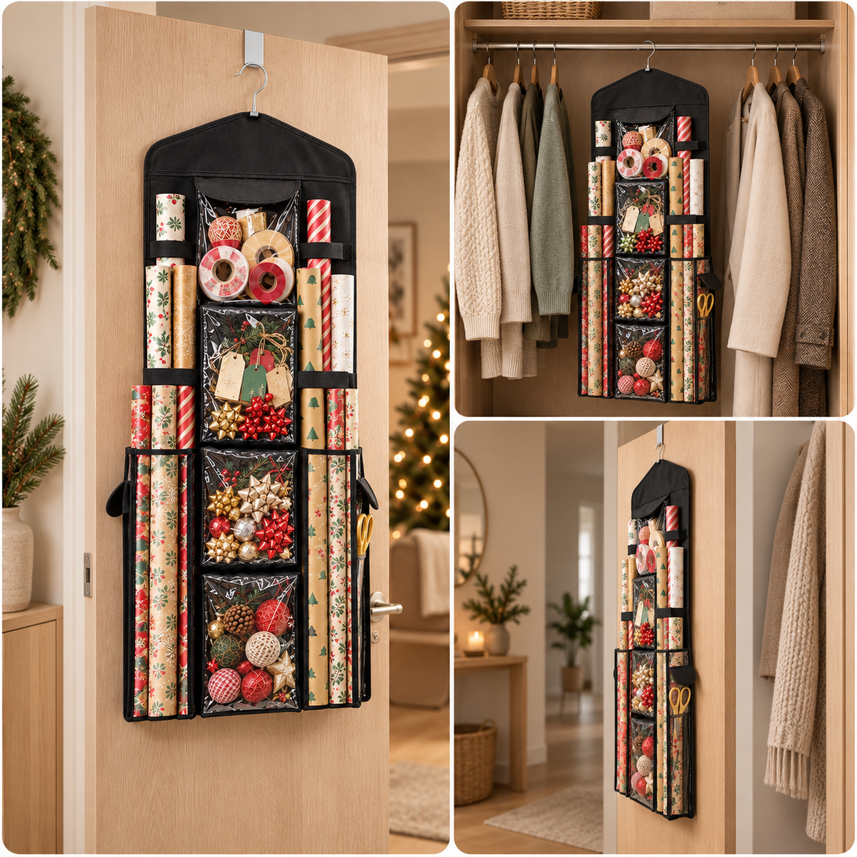 Wrap Ready hangende organizer voor cadeauverpakking