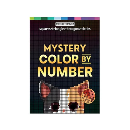 Mystery Mosaics kleurboek met kleuren op nummer