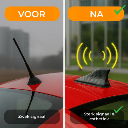 Shark auto-antenneversterker – superieure radio-ontvangst
