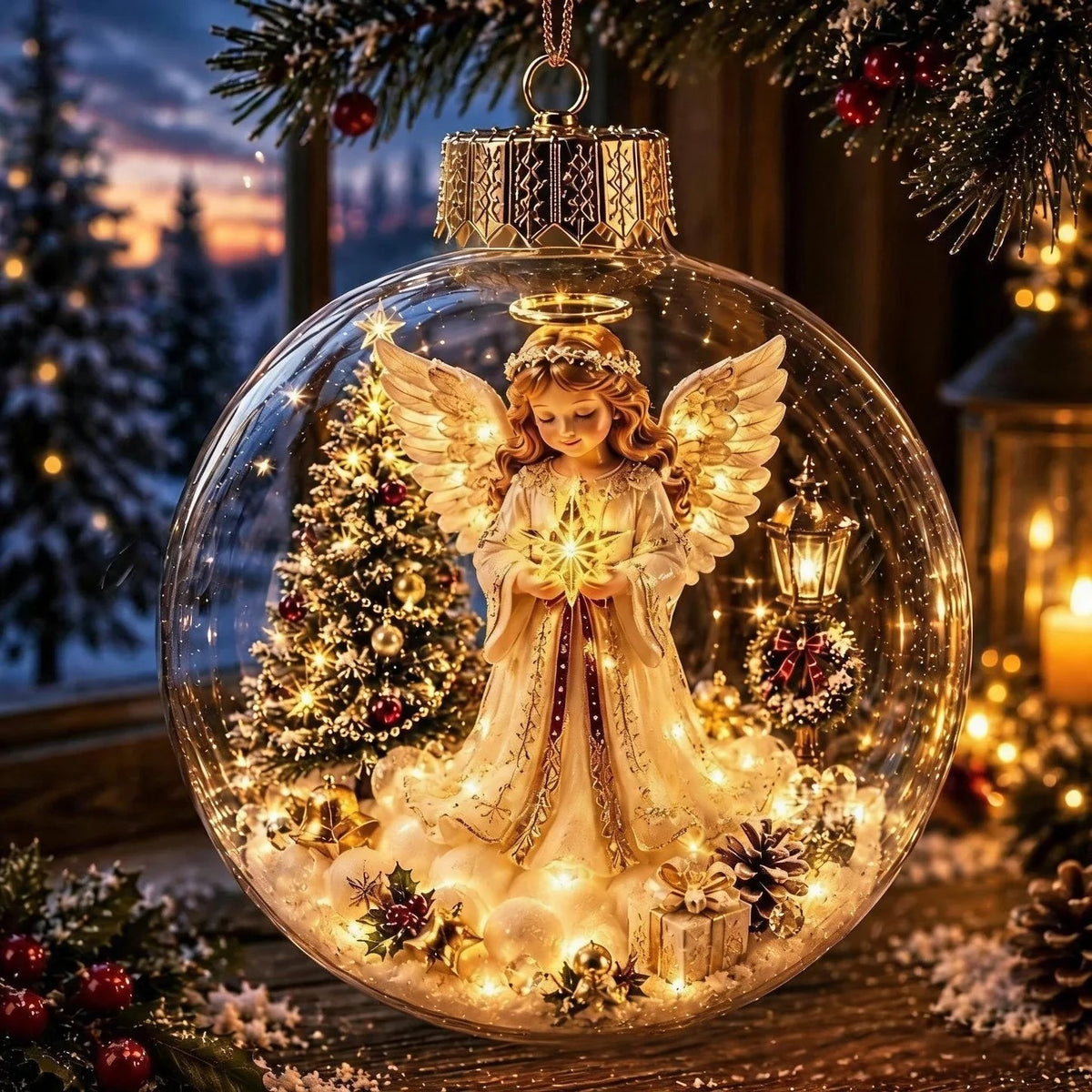 VinterMagi verlichte miniatuur kerstdecoratie