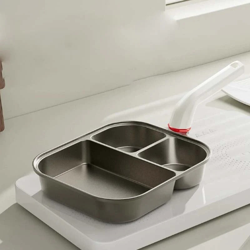 3-in-1 kopvormige pan met groot formaat