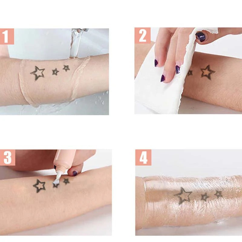 Effectieve crème voor tattoo vervagen met een zachte en veilige formule