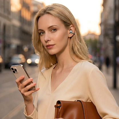 Lichtgewicht Bluetooth oordopjes met oorclip voor sport