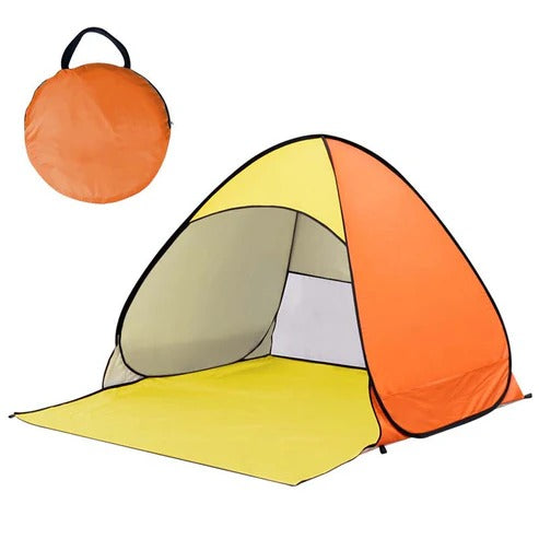 Automatische pop-up strandtent