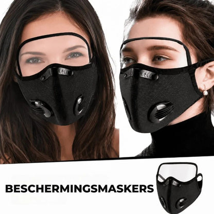 Gezichtsmasker met Koolstoffilter
