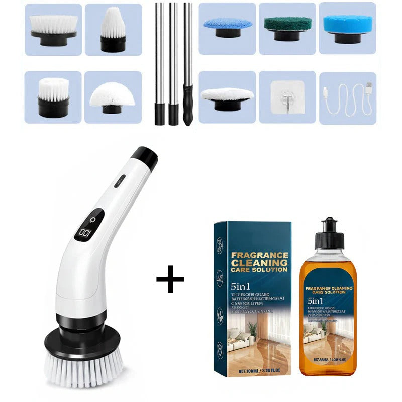 9-in-1 elektrische schoonmaakborstel