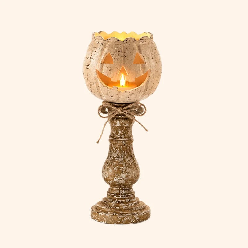 Halloween pompoenkandelaar