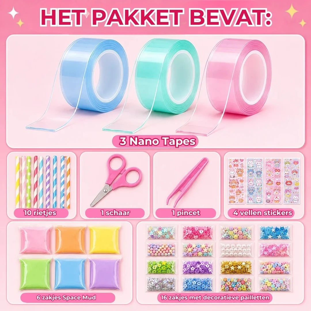 DIY Bubble Squishies knutselset 41 delig