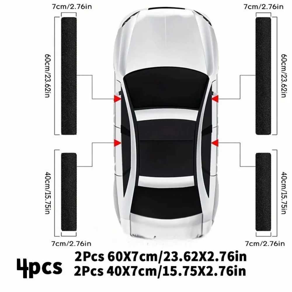 Autodorpelbeschermers set van 4