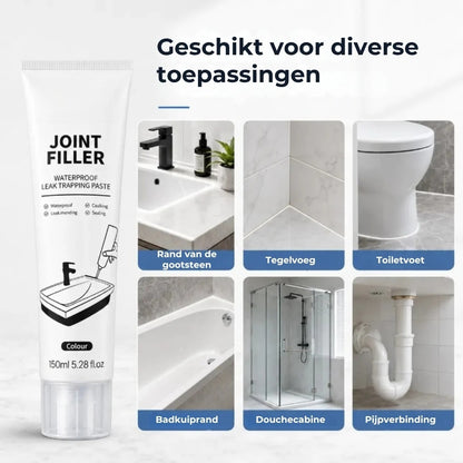 Waterdichte voegvuller in knijptube