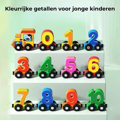 Magnetische cijfertrein set