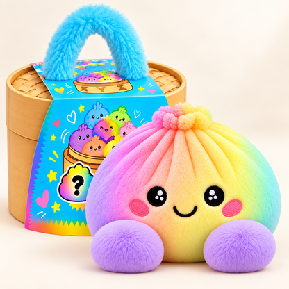 Dumpling squishy knuffels met stoommandje