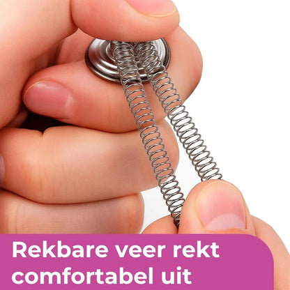 Metalen knoopverlengers voor broeken set van 10