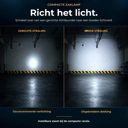Aluminium honkbalknuppel met zaklamp