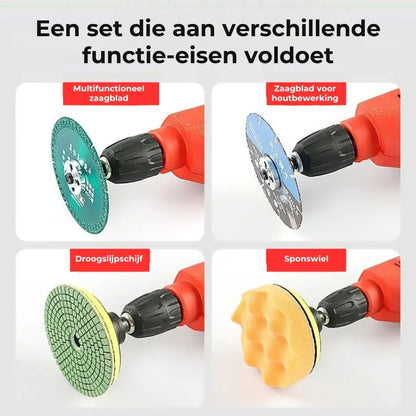 Boormachine Ombouwset voor Slijpen