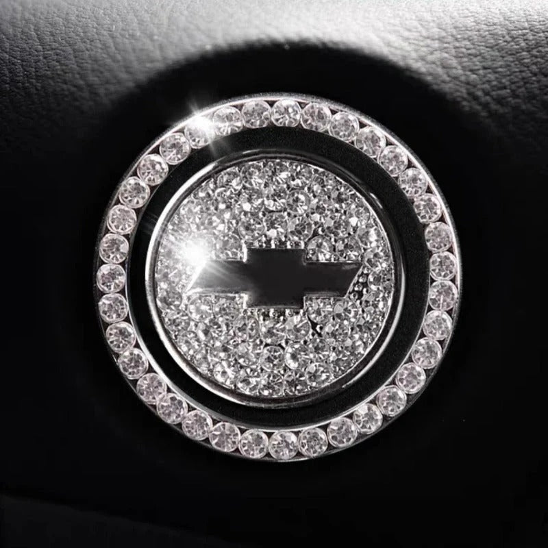 Strass ring voor auto startknop