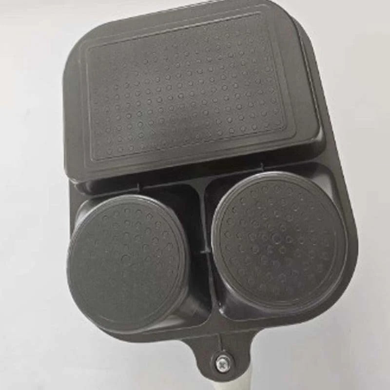 3-in-1 kopvormige pan met groot formaat