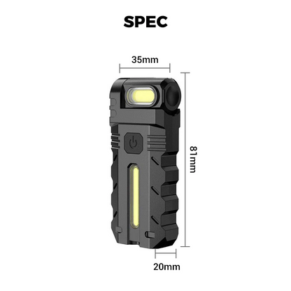 LED-werklamp met 180° draaibare kop