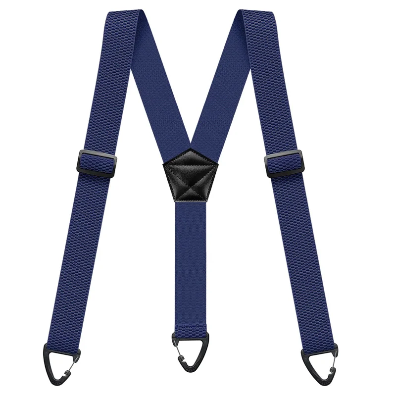 Elastische outdoorriem voor heren met karabijnsluiting 3,8 cm