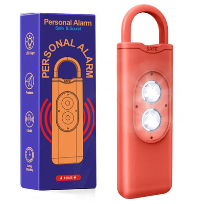 Oplaadbaar Persoonlijk Alarm met Zaklamp en 130 dB Sirene
