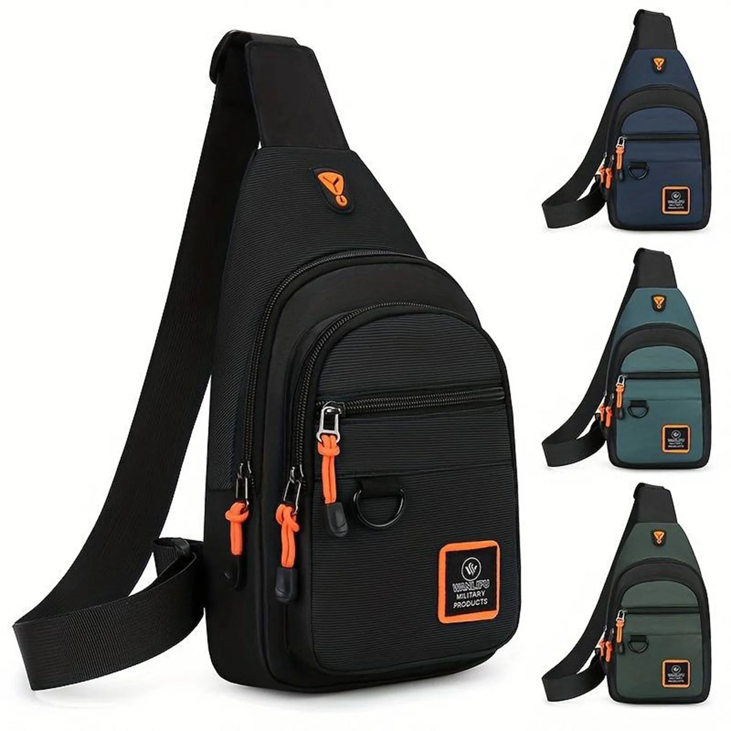 Waterdichte Crossbodytas met Meerdere Opbergvakken
