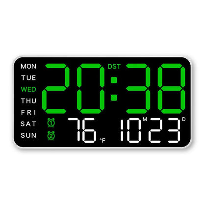Multifunctionele decoratieve LED digitale wandklok