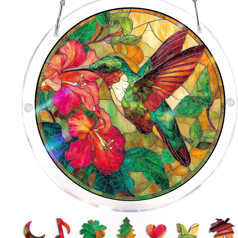Hangende Acrylpuzzel met Zonnevanger van 83 Stukjes
