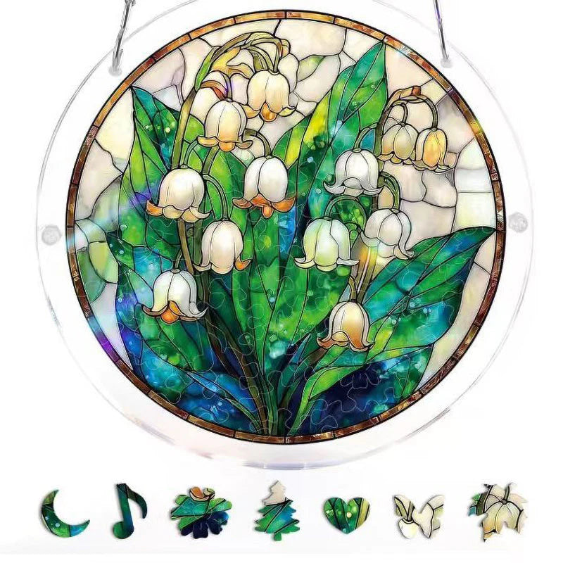 Hangende Acrylpuzzel met Zonnevanger van 83 Stukjes