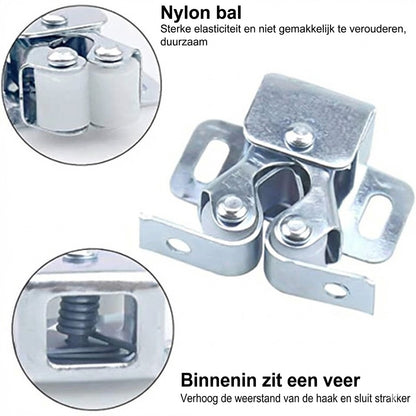 RVS Push-to-Open Sluiting: Sterk & Greeploos